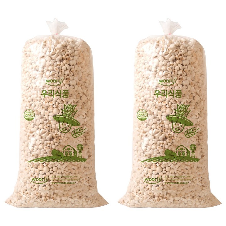 우리식품 왕찰옥 콘스토리 뻥튀기, 3kg, 2개
