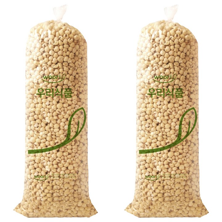 우리식품 팝콘 뻥튀기, 1kg, 2개