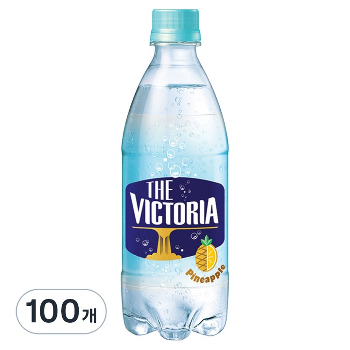 웅진빅토리아 파인애플 탄산음료, 500ml, 100개