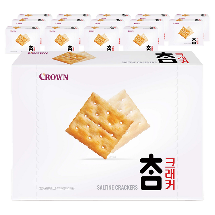 크라운 참 크래커, 280g, 15개