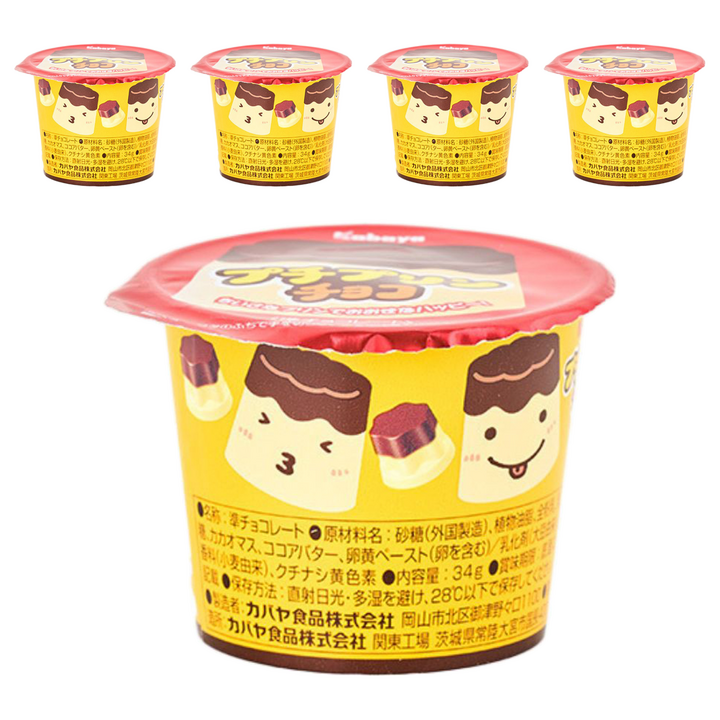 카바야 푸치 푸딩 초코, 34g, 5개