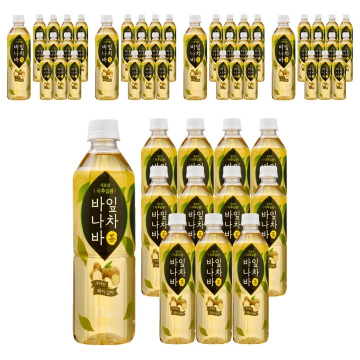 클룹 바나바잎차 돼지감자차 차음료, 500ml, 60개