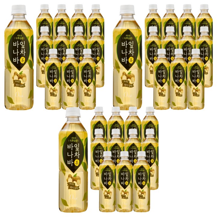 클룹 바나바잎차 돼지감자차 차음료, 500ml, 36개