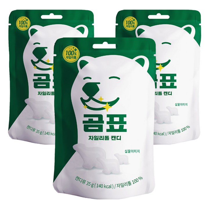 곰표 자일리톨 캔디, 35g, 3개