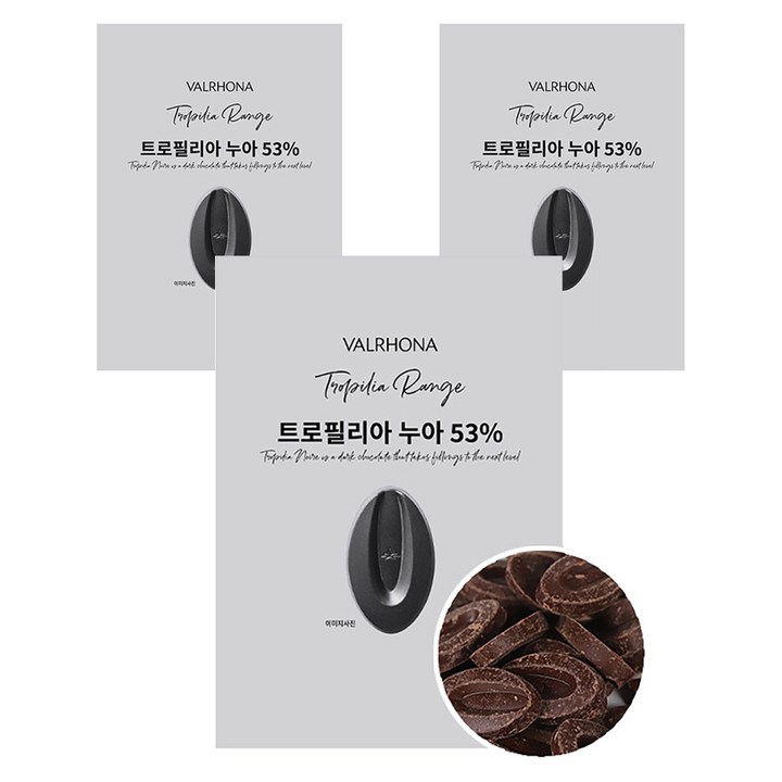 발로나 트로필리아 누아, 500g, 3개