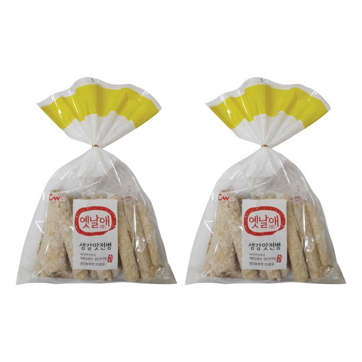 청우식품 옛날애 생강전병, 250g, 2개