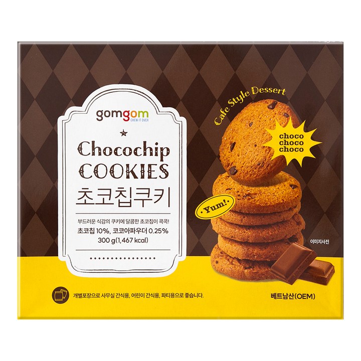 곰곰 초코칩쿠키, 300g, 1개