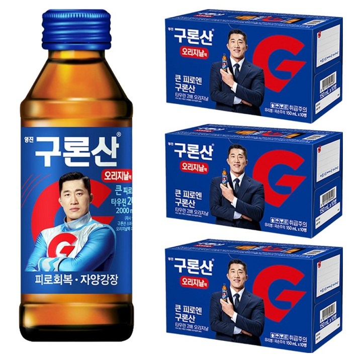 영진구론산 오리지날 피로회복제, 150ml, 30개