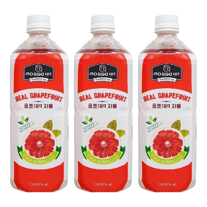 로쏘189 자몽, 1L, 3개
