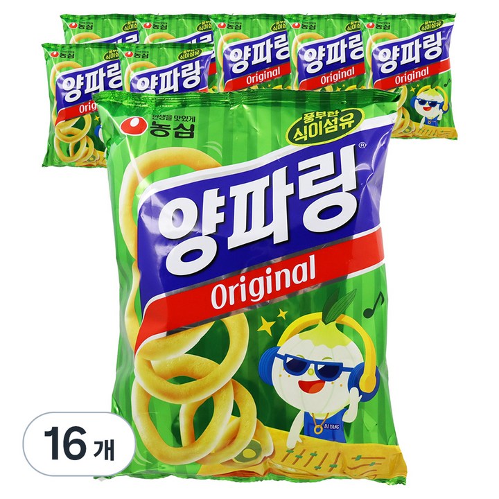 양파링 오리지널, 160g, 16개