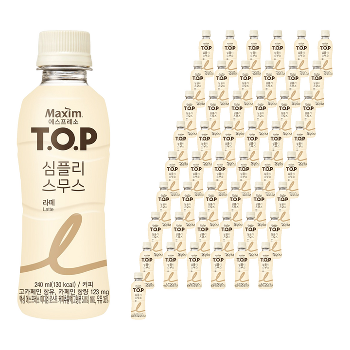 티오피 심플리 스무스 라떼, 240ml, 80개