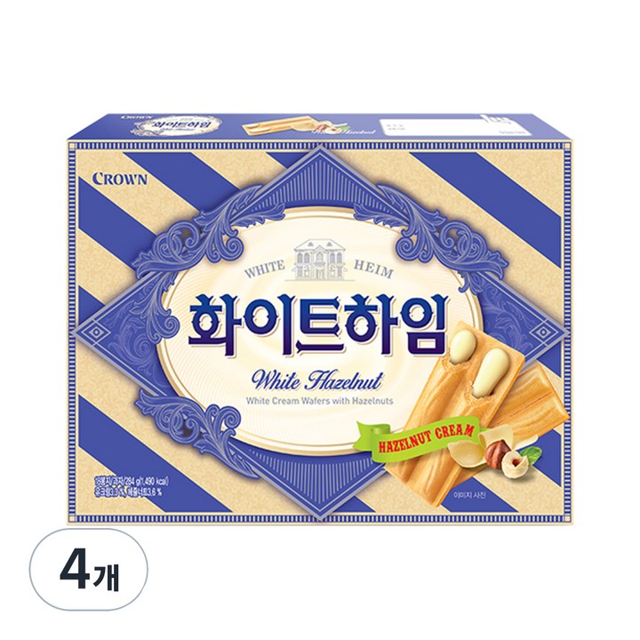 쵸코하임 화이트, 284g, 4개