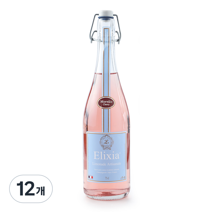 엘릭시아 체리맛 탄산음료, 750ml, 12개