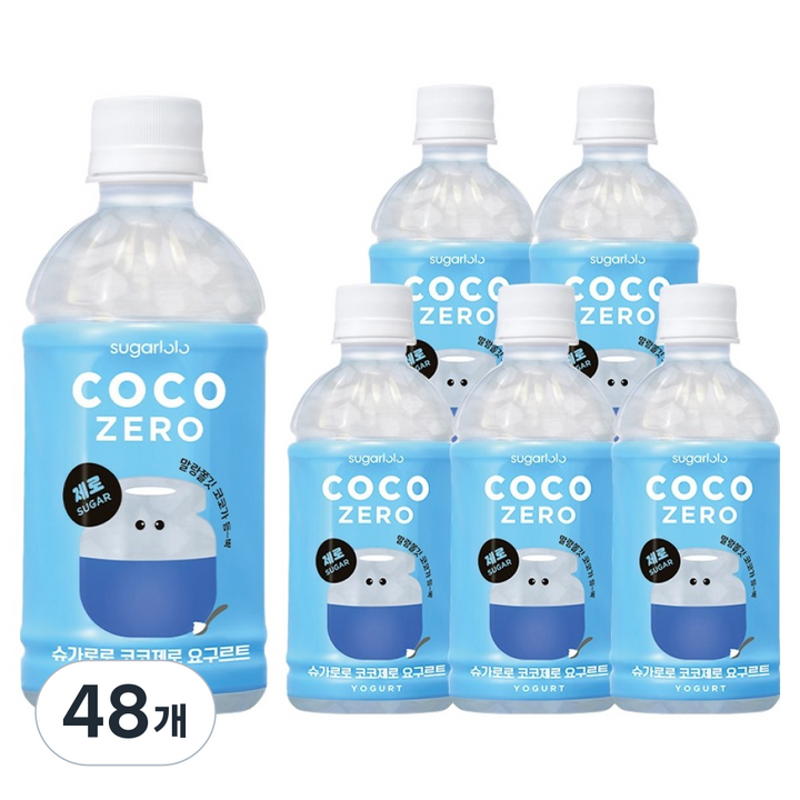 슈가로로 코코제로 요구르트, 340ml, 48개