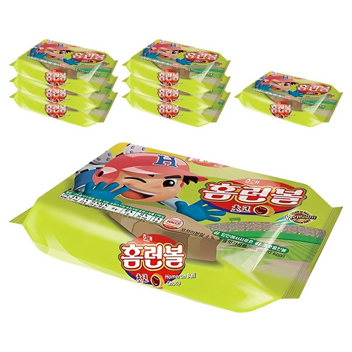 해태제과 홈런볼 초코, 41g, 8개