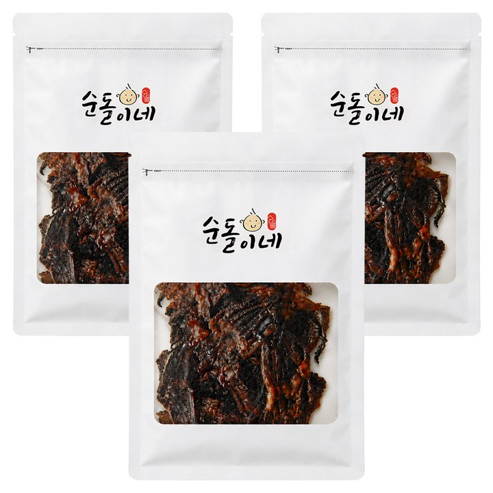 순돌이네 까망 숏다리, 300g, 3개