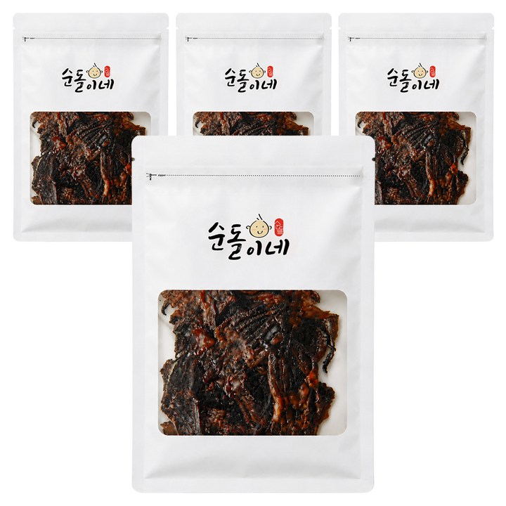 순돌이네 까망 숏다리, 180g, 4개