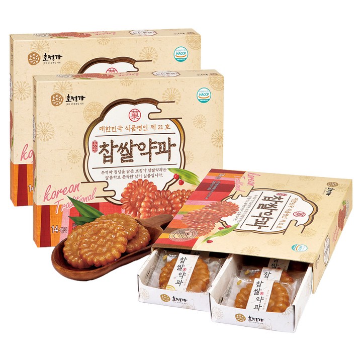 호정가 찹쌀약과 14p, 2개
