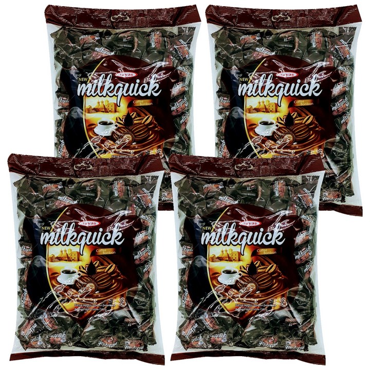 타야스 밀크퀵 커피 봉봉 캔디, 1kg, 4개