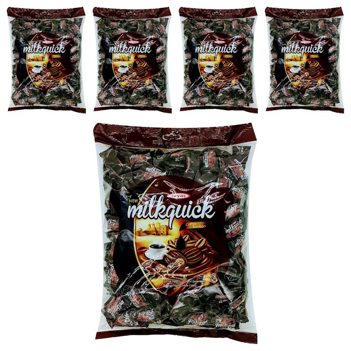 타야스 밀크퀵 커피 봉봉 캔디, 1kg, 5개