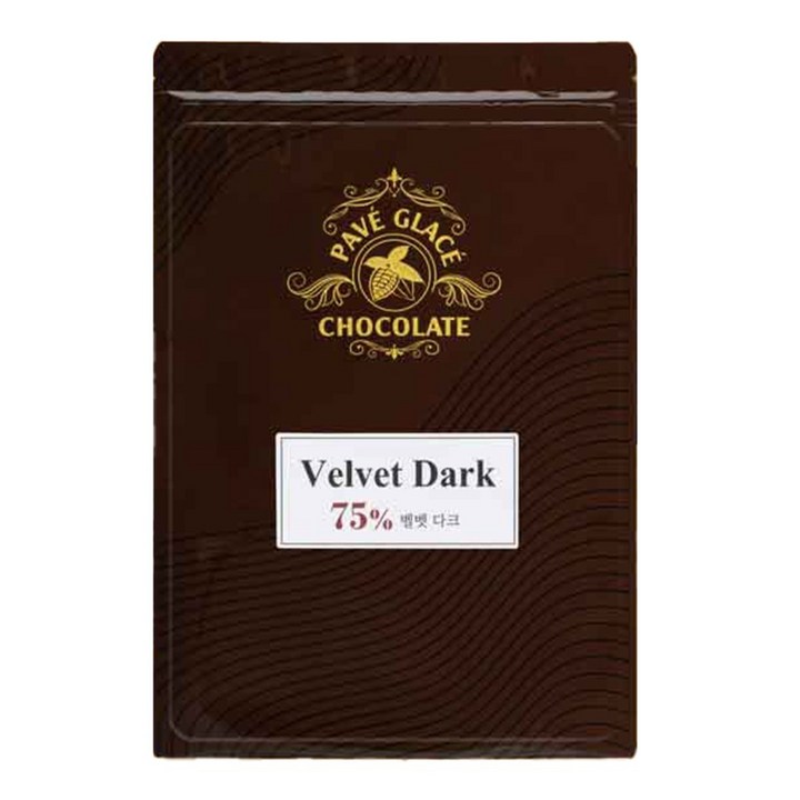 파베글라스 75% 벨벳 다크 커버춰 리얼 초콜릿, 1개, 1kg