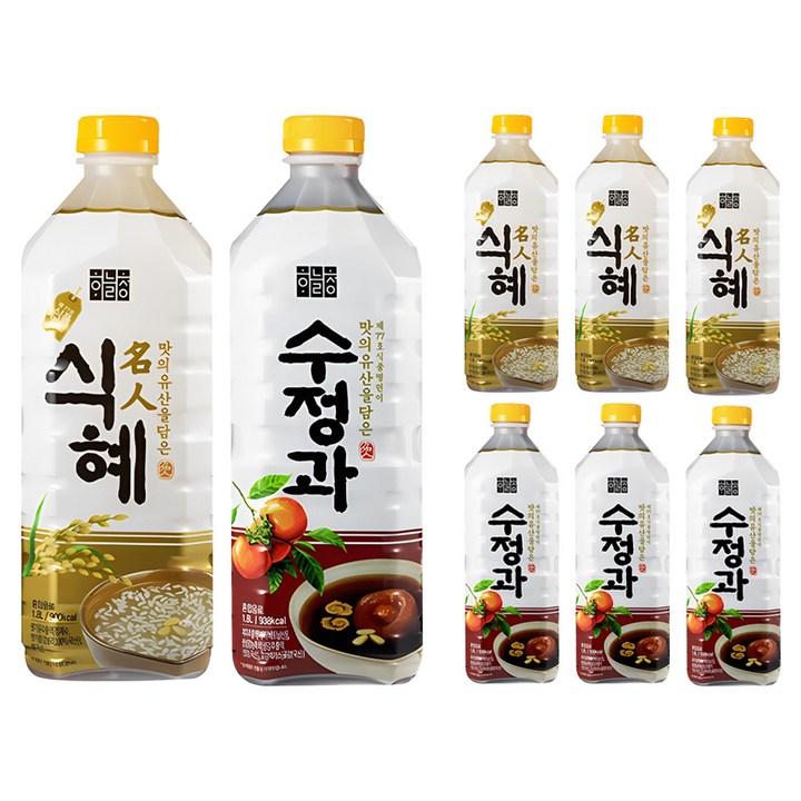 하늘청 오리지날 명인식혜 1.8L x 2p + 수정과 1.8L x 2p 세트, 2세트