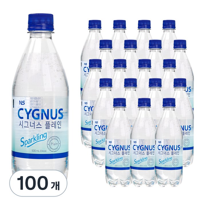 시그너스 탄산수 플레인, 500ml, 100개