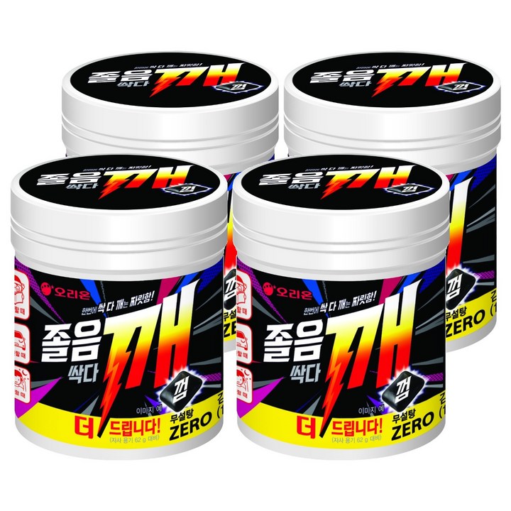 오리온 졸음싹다깨껌, 102g, 4개