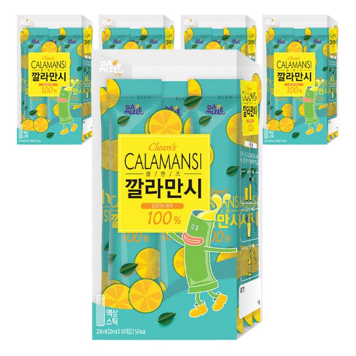다미즐 클렌즈 깔라만시 스틱, 20ml, 10개입, 5개