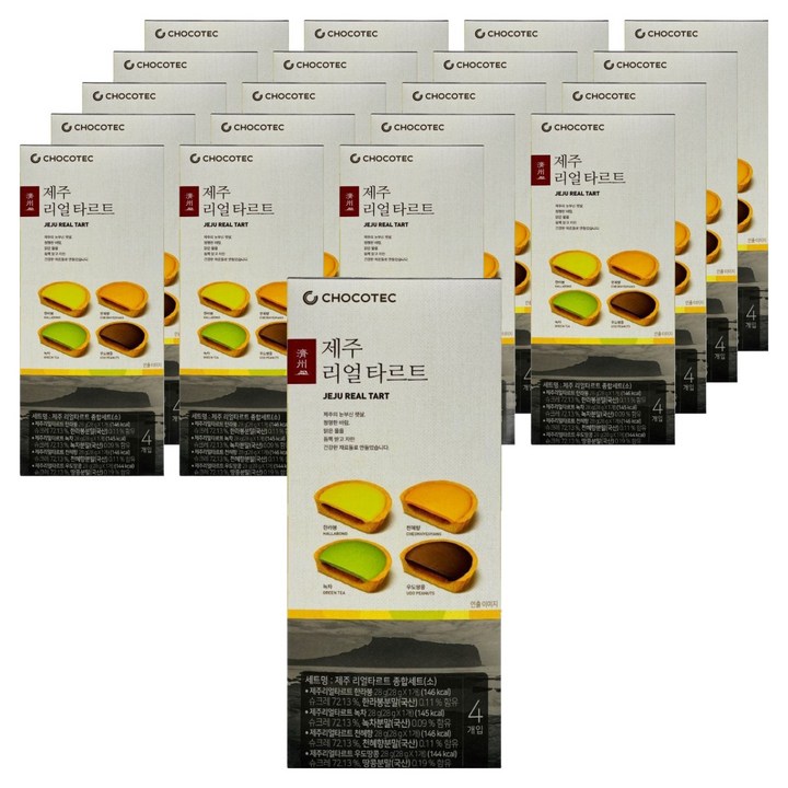제주 리얼 타르트 소 4p, 28g, 20세트