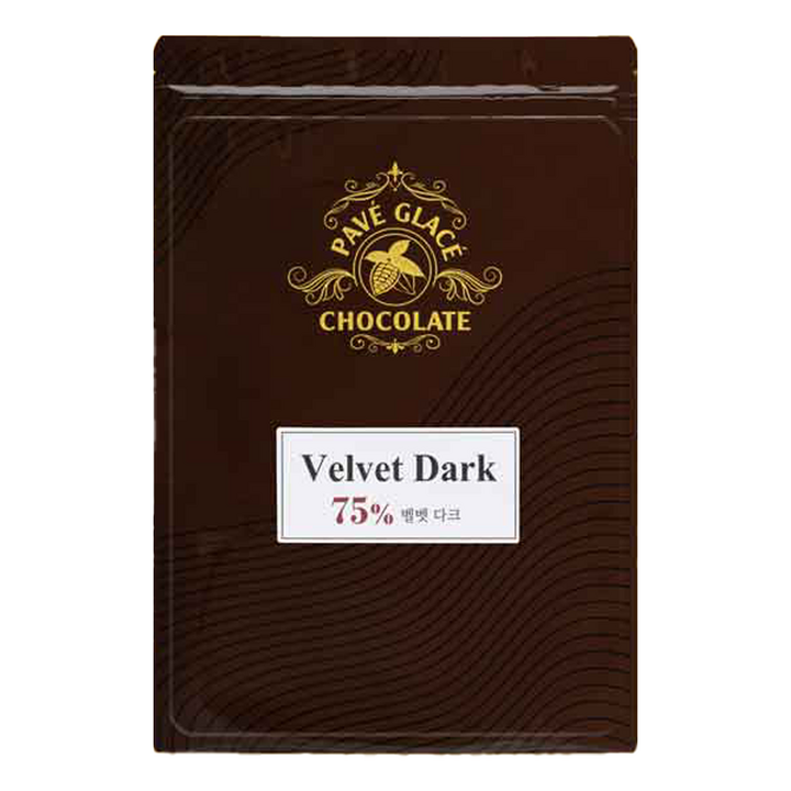 파베글라스 다크 커버춰 리얼 75% Velvet 초콜릿, 1개, 400g