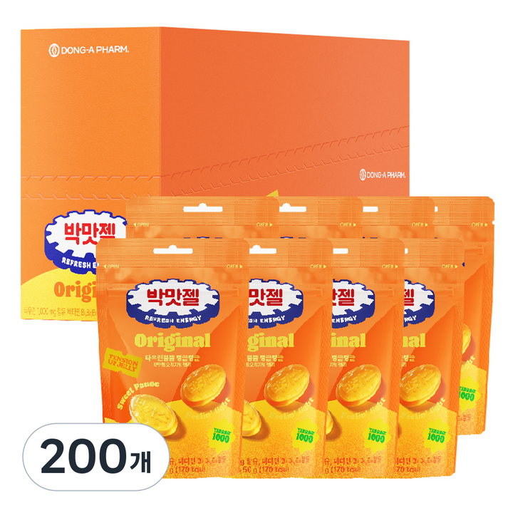 박카스 박맛젤 오리지널, 200개, 50g
