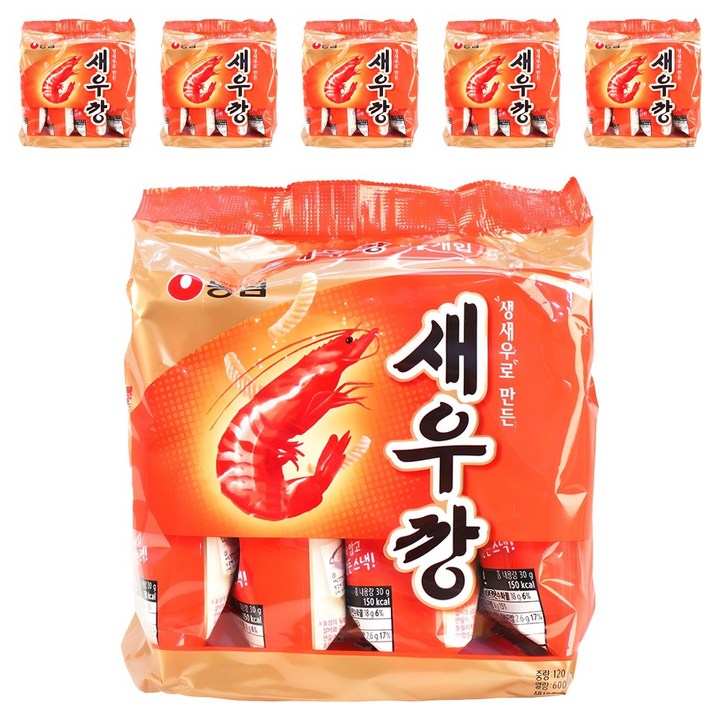 새우깡, 120g, 6개