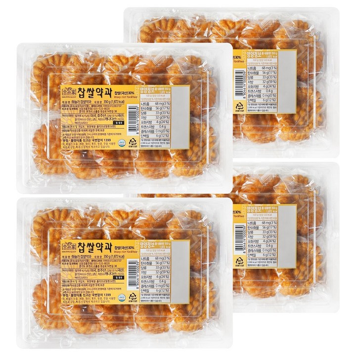 신궁전통한과 찹쌀약과 10p, 350g, 4개