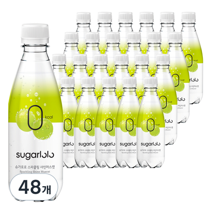슈가로로 스파클링 샤인머스캣, 350ml, 48개