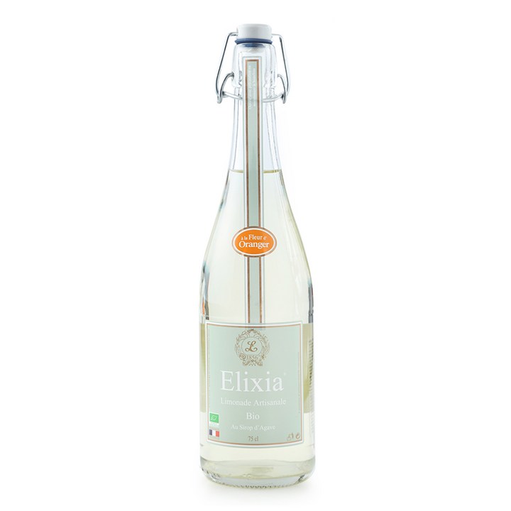 엘릭시아 유기농 레몬에이드 탄산음료 오렌지 블로섬, 750ml, 1개