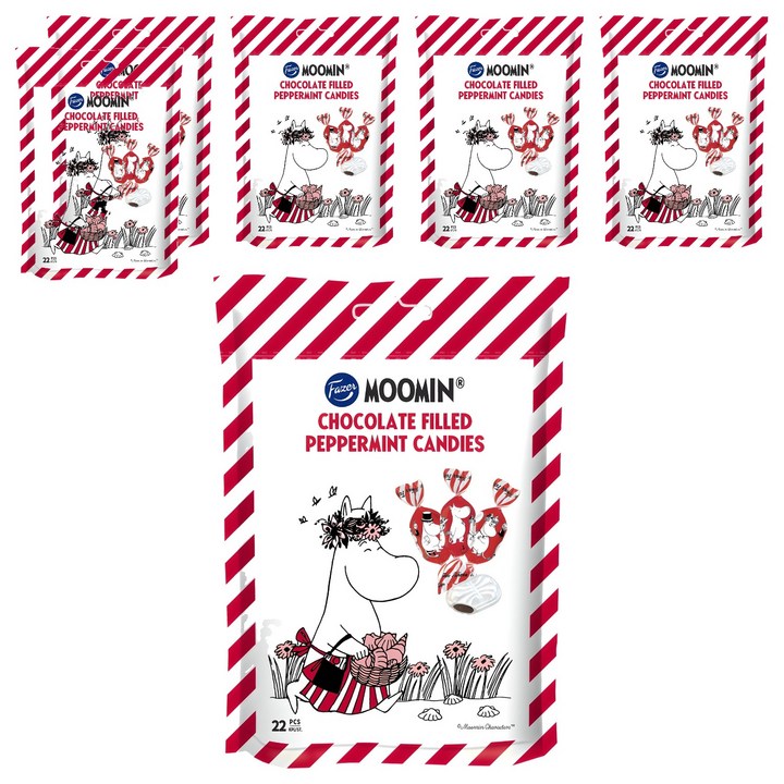 파제르 무민 페퍼민트 캔디, 120g, 6개
