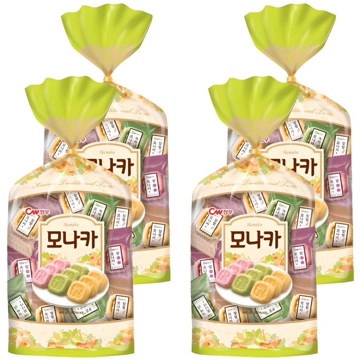 청우식품 모나카, 400g, 4개