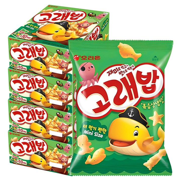 고래밥 미니 볶음양념맛, 20g, 40개
