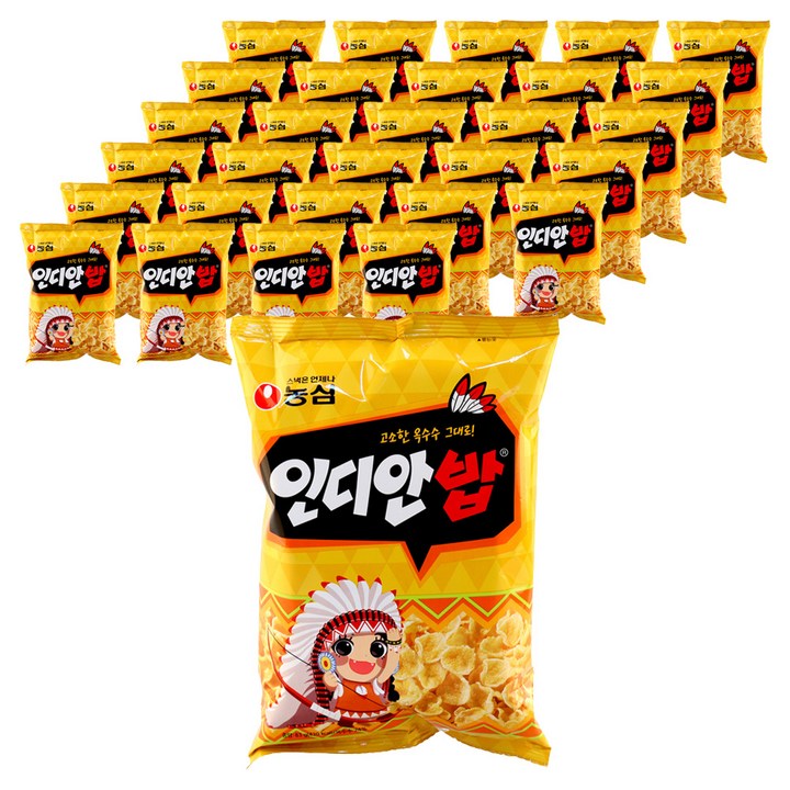 인디안밥 스낵, 83g, 40개