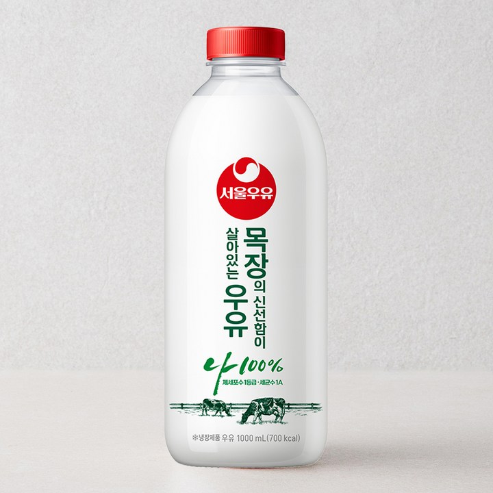 서울우유 목장의 신선함이 살아있는 우유, 1L, 1개