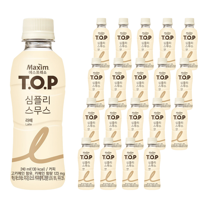 티오피 심플리 스무스 라떼, 240ml, 20개