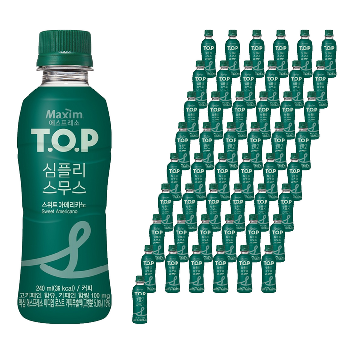 티오피 심플리 스무스 스위트 아메리카노, 240ml, 60개