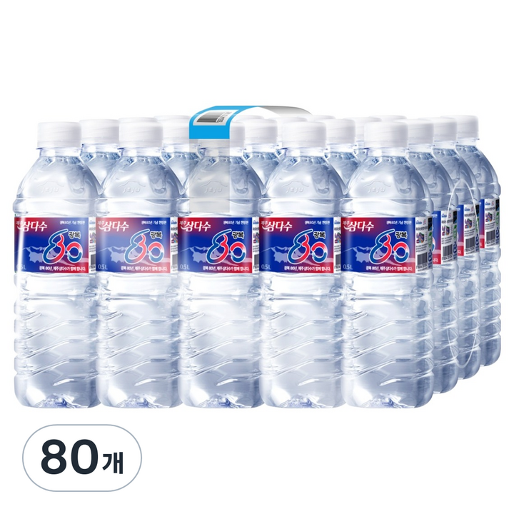 제주삼다수 광복 80주년 에디션 생수, 500ml, 80개
