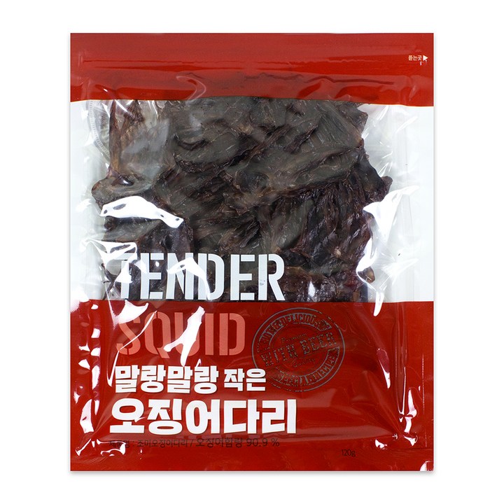 리프레쉬 왕철판 구운 꼬마 오징어 다리, 120g, 1개