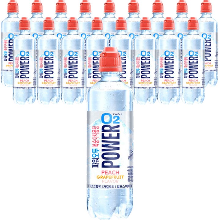 파워오투 복숭아자몽향, 500ml, 18개