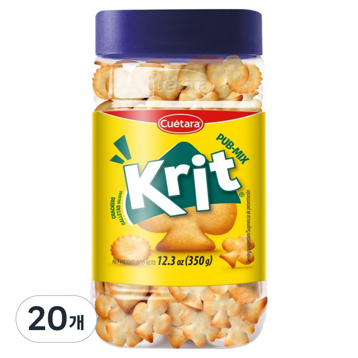 크리트 KRIT 펍믹스 크래커, 350g, 20개