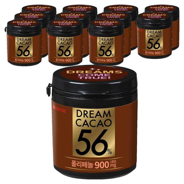 롯데웰푸드 드림카카오 56%, 86g, 12개