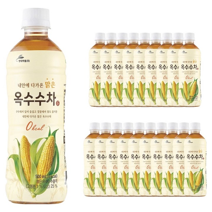 현대약품 내안에 다가온 옥수수차, 500ml, 20개