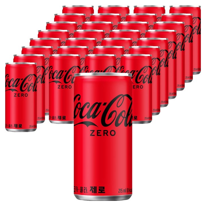 코카콜라 제로, 215ml, 36개